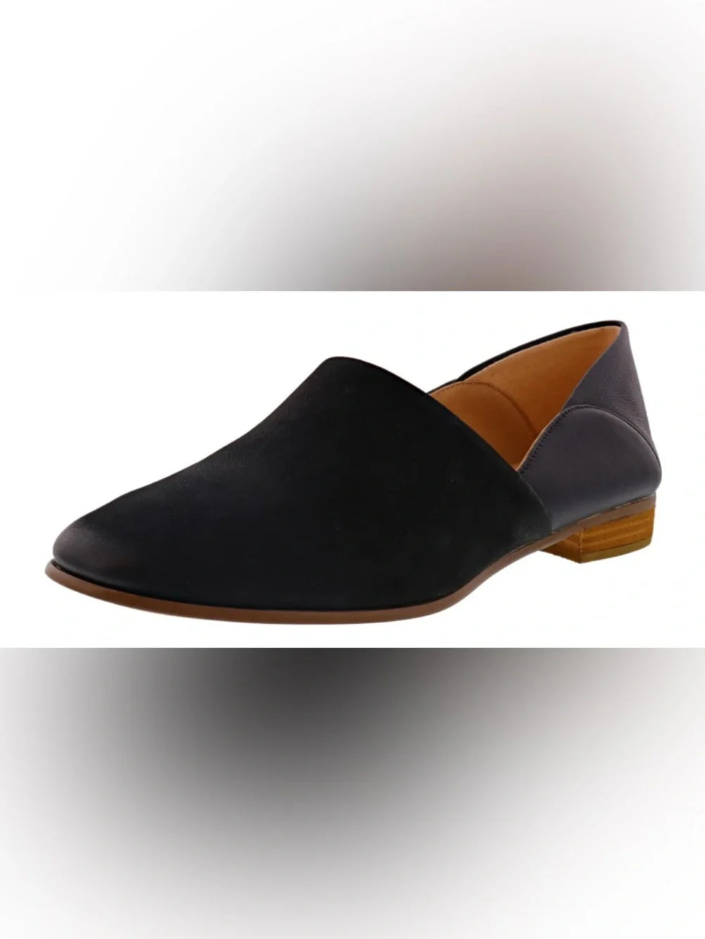 Clarks Women's Pure Tone Black Dressy Flats, SZ 7